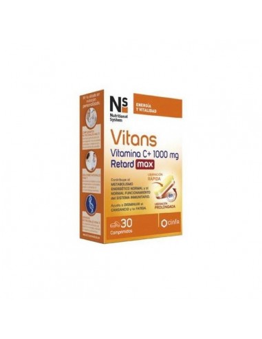 NS VITANS VITAMINA C 1000MG RETARD MAX 30 COMPRIMIDOS Online