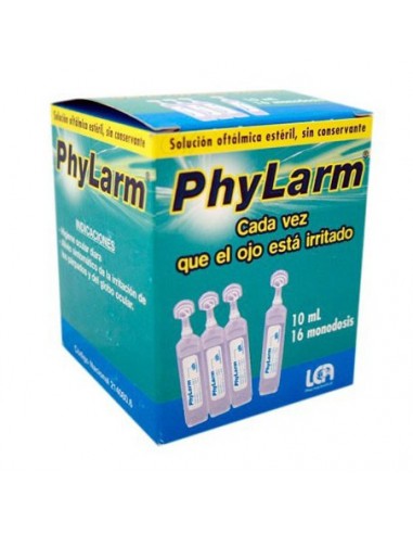 PHYLARM SOLUCION OFTALMICA ESTERIL 16 UNIDADES