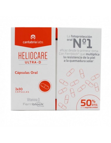 HELIOCARE ULTRA-D CAPSULAS FOTOPROTECCIÓN ORAL DUPLO 2X30