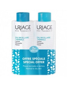 URIAGE AGUA MICELAR PIELES NORMALES A SECAS PACK DOBLE 500 ML 2