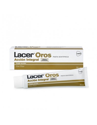 LACER OROS PASTA DENTÍFRICA TRIPLE ACCIÓN CON FLUOR 75 ML