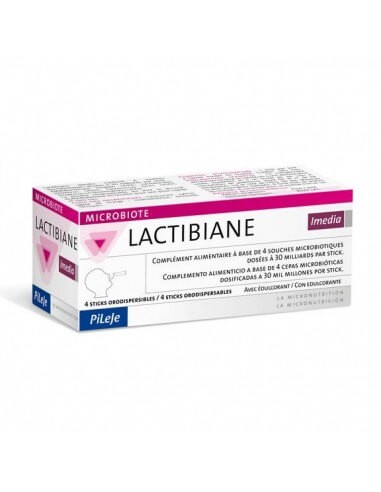 LACTIBIANE IMEDIA PILEJE 4 STICKS ORODISPENSABLES