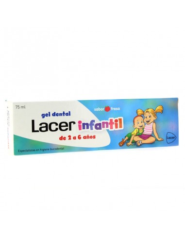 Lacer Gel Dental Infantil Sabor Fresa 75 Ml