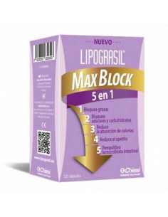 LIPOGRASIL MAX BLOCK 5 EN 1 120 CAPSULAS