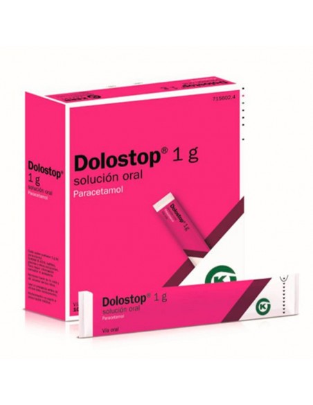 DOLOSTOP 1 G 10 SOBRES SOLUCION ORAL 10 ML