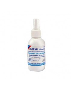 CLORXIL 10 MG/ML SOLUCION PARA PULVERIZACION CUTANEA 100ML