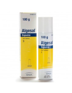 ALGESAL 100 mg/g + 10 mg/g ESPUMA CUTANEA 1 ENVASE A PRESION 100 g