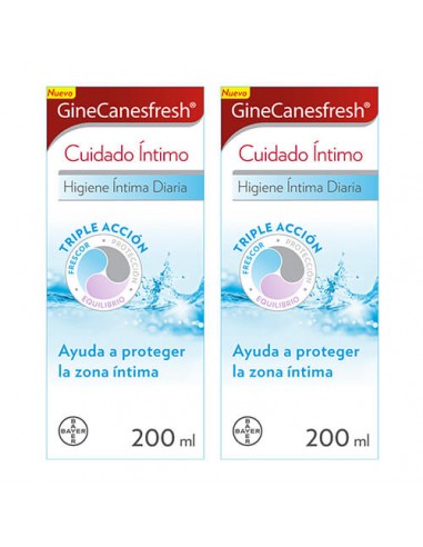 GINECANESFRESH GEL HIGIENE INTIMA 2X200 ML