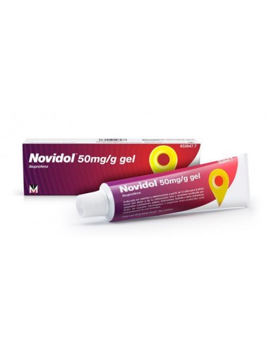 NOVIDOL 50 MG/G GEL CUTANEO 100G