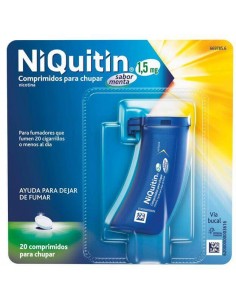 NIQUITIN 1,5 MG 20 COMPRIMIDOS PARA CHUPAR SABOR MENTA