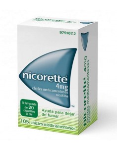 NICORETTE 4 MG 105 CHICLES MEDICAMENTOSOS