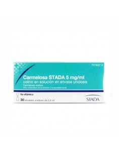 CARMELOSA STADA 5 MG/ML COLIRIO EN SOLUCION 30 MONODOSIS 0,4 ML