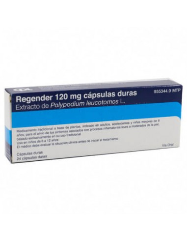 REGENDER 120 MG 24 CAPSULAS