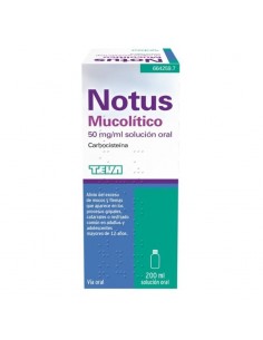 NOTUS MUCOLITICO 50 MG/ML SOLUCION ORAL 200 ML