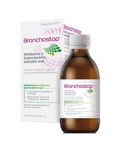 BRONCHOSTOP ANTITUSIVO Y EXPECTORANTE SOLUCION ORAL 200ML