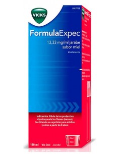 FORMULAEXPEC 13,33 MG/ML JARABE SABOR MIEL 180 ML