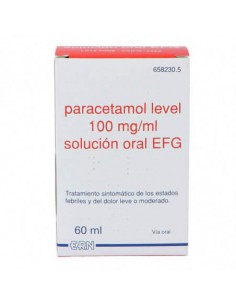 PARACETAMOL LEVEL EFG 100 MG/ML SOLUCION ORAL 60 ML