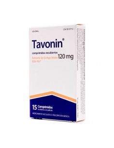 TAVONIN 120 MG 15 COMPRIMIDOS RECUBIERTOS