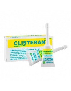 CLISTERAN SOLUCION RECTAL 4 ENEMAS 5ML