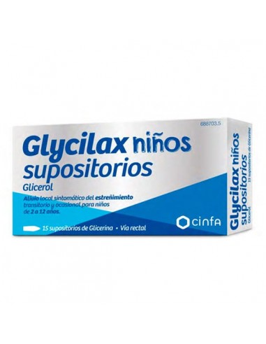 GLYCILAX NIÑOS 1,44 G 15 SUPOSITORIOS
