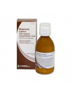 MAGNESIA LAINCO 200 MG/ML SUSPENSION ORAL 220ML