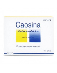 CAOSINA 2500 mg (1000 mg Ca) 60 SOBRES POLVO PARA SUSPENSION ORAL