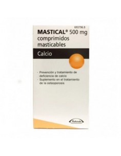 MASTICAL 1250 MG (500 MG CA) 60 COMPRIMIDOS MASTICABLES