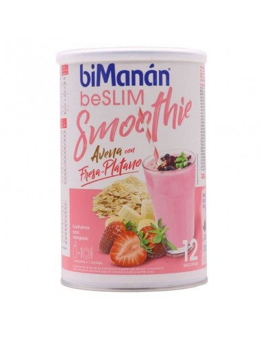 BIMANAN BESLIM SMOOTHIE AVENA CON FRESA-PLÁTANO 420 G