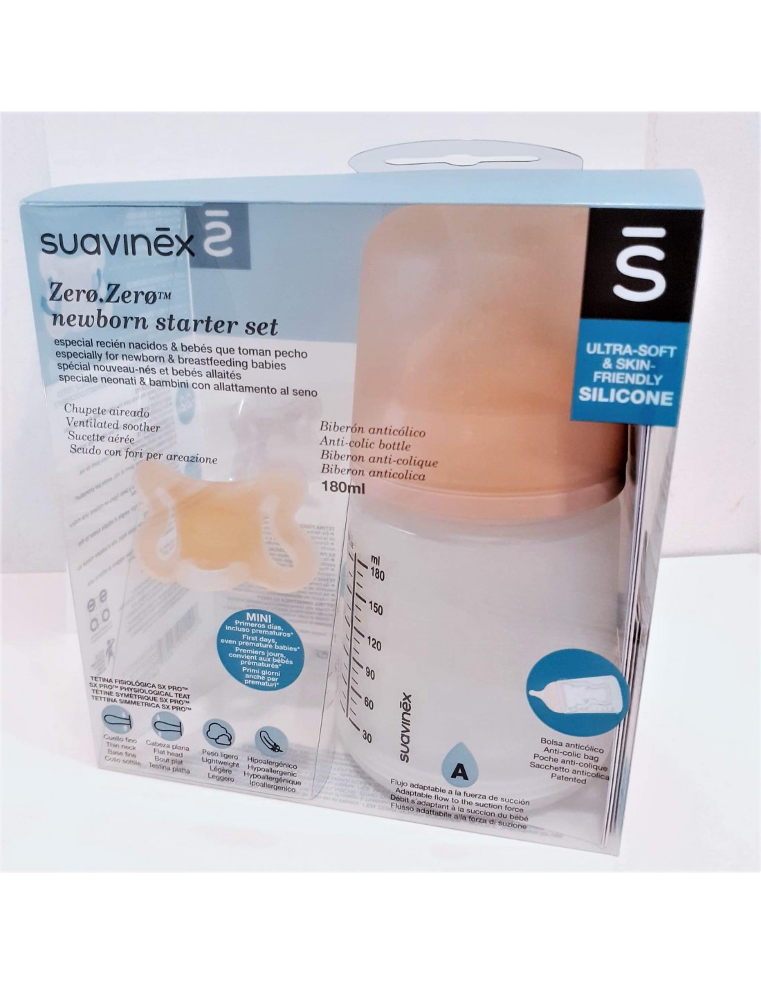  Suavinex Zero Zero Newborn Starter Set Small Anti
