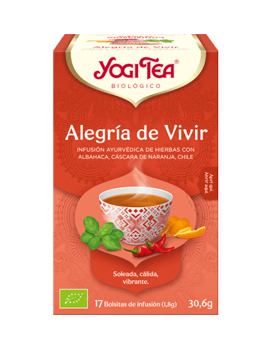 YOGI TEA ALEGRÍA DE VIVIR