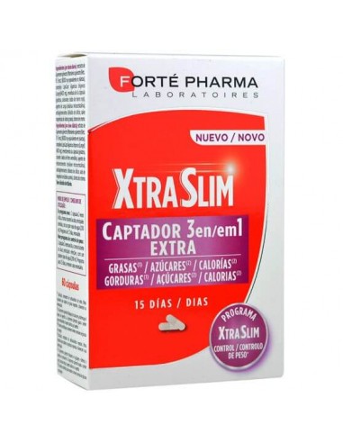 XTRASLIM CAPTADOR 3 EN 1 60 CAPSULAS