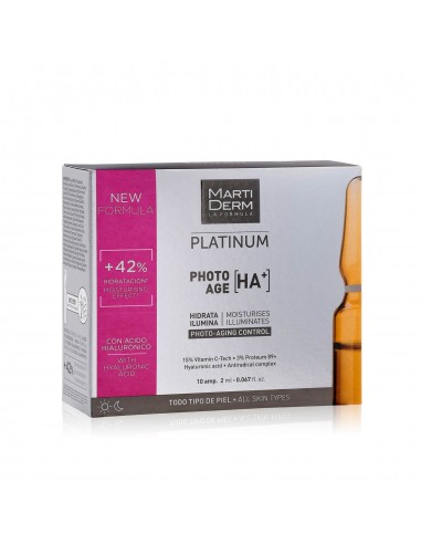 MARTIDERM PLATINUM PHOTO AGE HA+ 10 AMPOLLAS