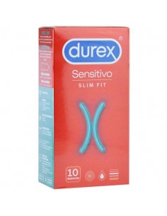 DUREX SENSITIVO SLIM FIT 10 PRESERVATIVOS