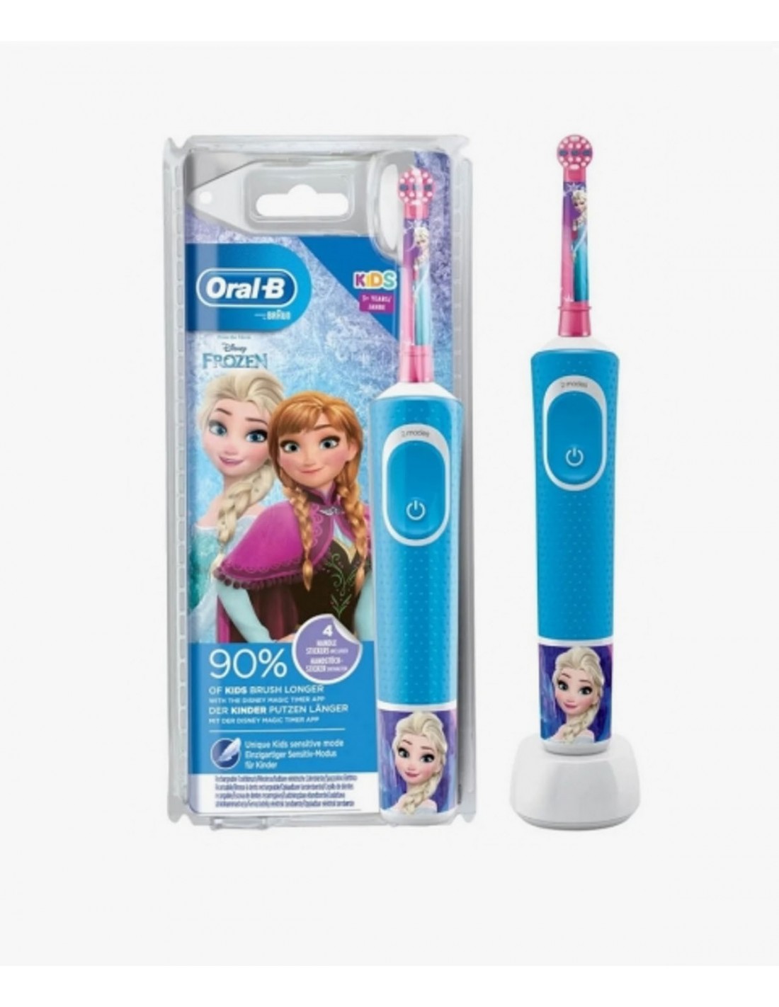  Oral-B ProSalud Cepillo de dientes eléctrico para niños 3+ (los  personajes podrían variar) : Salud y Hogar