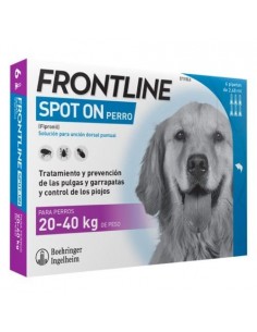 FRONTLINE SPOT ON PERROS 20-40 KG 3 PIPETAS