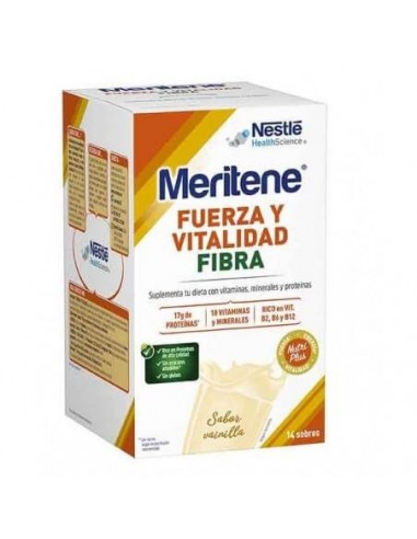 MERITENE FUERZA Y VITALIDAD CHOCOLATE 30 SOBRES FORMATO AHORRO-15%