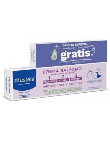 Crema Pañal Certificada BIO – Crema dermatitis del pañal – Mustela