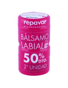 REPAVAR REGENERADORA PACK BALSAMO LABIAL 2X10 ML