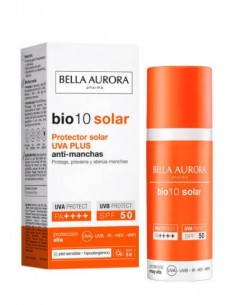 BELLA AURORA BIO10 SOLAR PROTECTOR SOLAR UVA PLUS ANTIMANCHAS PIEL PIEL SENSIBLE 50ML