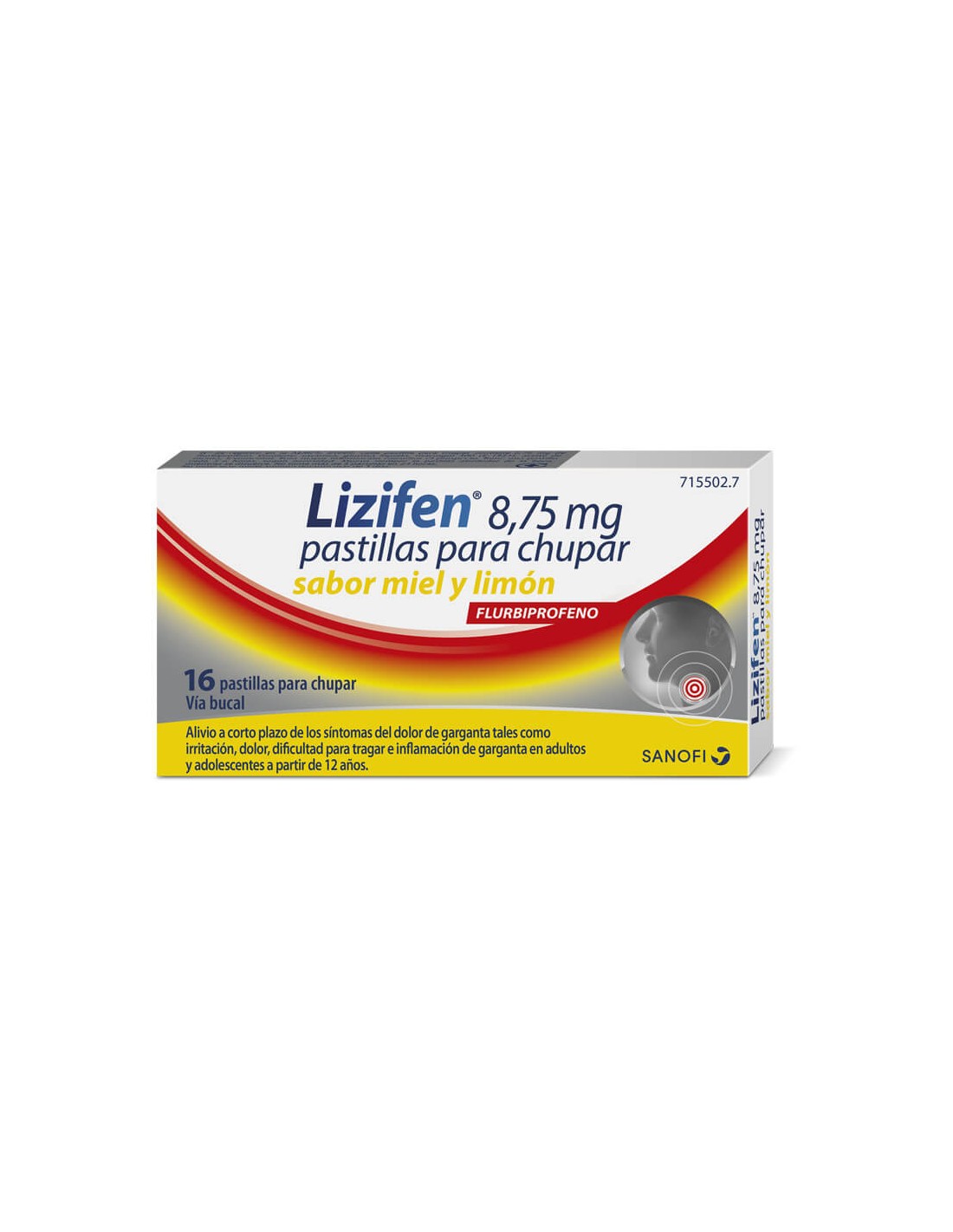 LIZIFEN 8,75 mg 16 PASTILLAS PARA CHUPAR (SABOR MIEL Y LIMON) Online