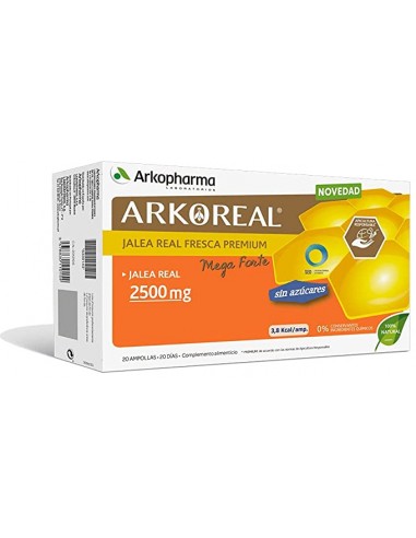 ARKOREAL JALEA REAL MEGA FORTE 20 AMPOLLAS MONODOSIS