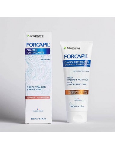 FORCAPIL CHAMPU FORTIFICANTE SIN SILICONA 200 ML