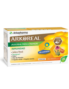 ARKOREAL JALEA REAL INMUNIDAD SIN AZUCARES 20 AMPOLLAS 15 ML