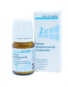 SAL SHUSSLER Nº2 CALCIUM PHOSPHORICUM D6 80 COMPRIMIDOS