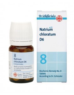 SAL SHUSSLER Nº8 NATRIUM CHLORATUM D6 80 COMPRIMIDOS