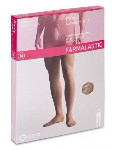 Farmalastic Medias Terapeuticas Panty Compresion Ligera Camel Talla l  15-20mm Hg