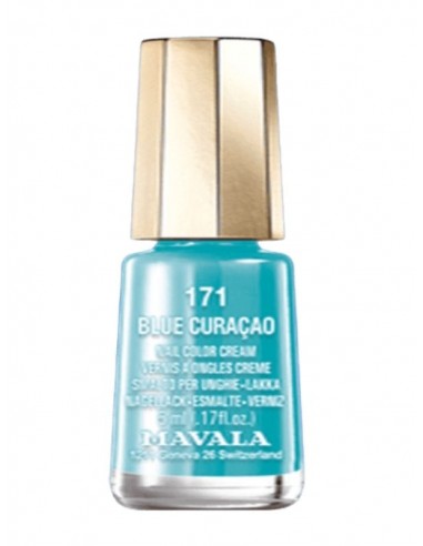 MAVALA ESMALTE DE UÑAS COLOR 171 BLUE CURACAO 5ML