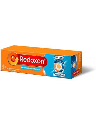 REDOXON EXTRA DEFENSAS 15 COMPRIMIDOS EFERVESCENTES SABOR NARANJA