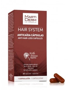 MARTIDERM HAIR SYSTEM ANTICAIDA 60 CAPSULAS