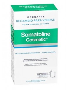 SOMATOLINE COSMETIC RECAMBIO PARA VENDAS DRENANTES 6 SOBRES DE 70ML